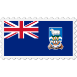 Falkland Islands Flag Stamp Favicon 