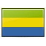 Flag Gabon Favicon 
