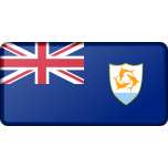 Flag Of Anguilla Bevelled Favicon 