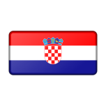 Flag Of Croatia Bevelled Favicon 
