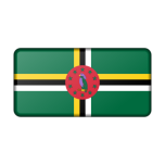 Flag Of Dominica Bevelled Favicon 