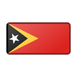 Flag Of East Timor Bevelled Favicon 