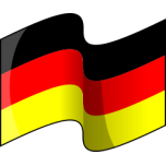 Flag Of Germany Waving Favicon 