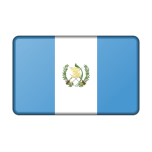 Flag Of Guatemala Bevelled Favicon 