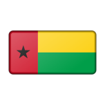 Flag Of Guinea Bissau Bevelled Favicon 