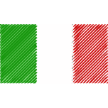 Flag Of Italy Linear Favicon 