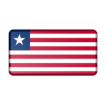 Flag Of Liberia Bevelled Favicon 