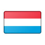 Flag Of Luxembourg Bevelled Favicon 