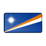 Flag Of Marshall Islands Bevelled Favicon 