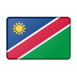 Flag Of Namibia Bevelled Favicon 