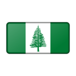 Flag Of Norfolk Island Bevelled Favicon 
