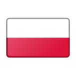 Flag Of Poland Bevelled Favicon 