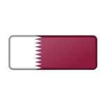 Flag Of Qatar Bevelled Favicon 