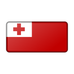 Flag Of Tonga Bevelled Favicon 