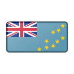 Flag Of Tuvalu Bevelled Favicon 