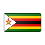 Flag Of Zimbabwe Bevelled Favicon 