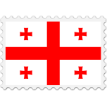 Georgia Flag Stamp Favicon 