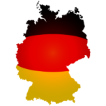 Germany Flag Map Favicon 