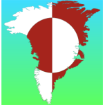 Greenland Map Flag With Background Favicon 