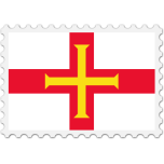 Guernsey Flag Stamp Favicon 