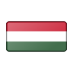 Hungary Flag Bevelled Favicon 