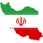 Iran Flag Map Favicon 