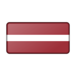Latvia Flag Bevelled Favicon 