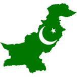Pakistan Flag Map Favicon 
