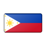 Philippines Flag Bevelled Favicon 