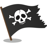 Pirate Flag Favicon 