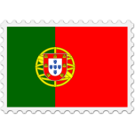 Portugal Flag Stamp Favicon 