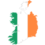 Republic Of Ireland Map Flag Favicon 