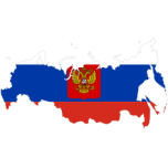 Russia Flag Map Favicon 