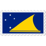 Tokelau Flag Stamp Favicon 