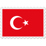 Turkey Flag Stamp Favicon 