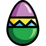 Painted Easter Egg Favicon 