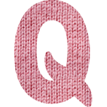 Wooly Alphabet Q Favicon 
