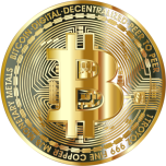 Gold Bitcoin Coin Favicon 