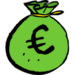 Green Eur Money Bag Favicon 