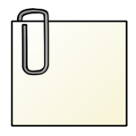 Note With Paperclip Favicon 