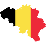 Belgium Map Flag Favicon 