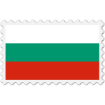 Bulgaria Flag Stamp Favicon 
