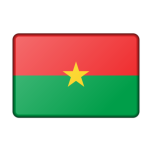  Burkina Faso Flag Bevelled   Favicon Preview 