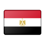 Egypt Flag Bevelled Favicon 