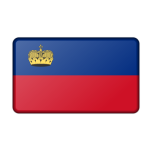 Flag Of Liechtenstein Bevelled Favicon 