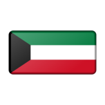 Kuwait Flag Bevelled Favicon 