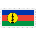  New Caledonia Flag Stamp   Favicon Preview 