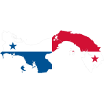 Panama Map Flag Favicon 