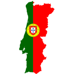 Portugal Map Flag Favicon 