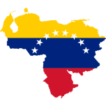 Venezuela Flag Map Favicon 